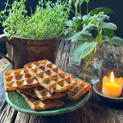 Rösti vafler med vesterhavsost