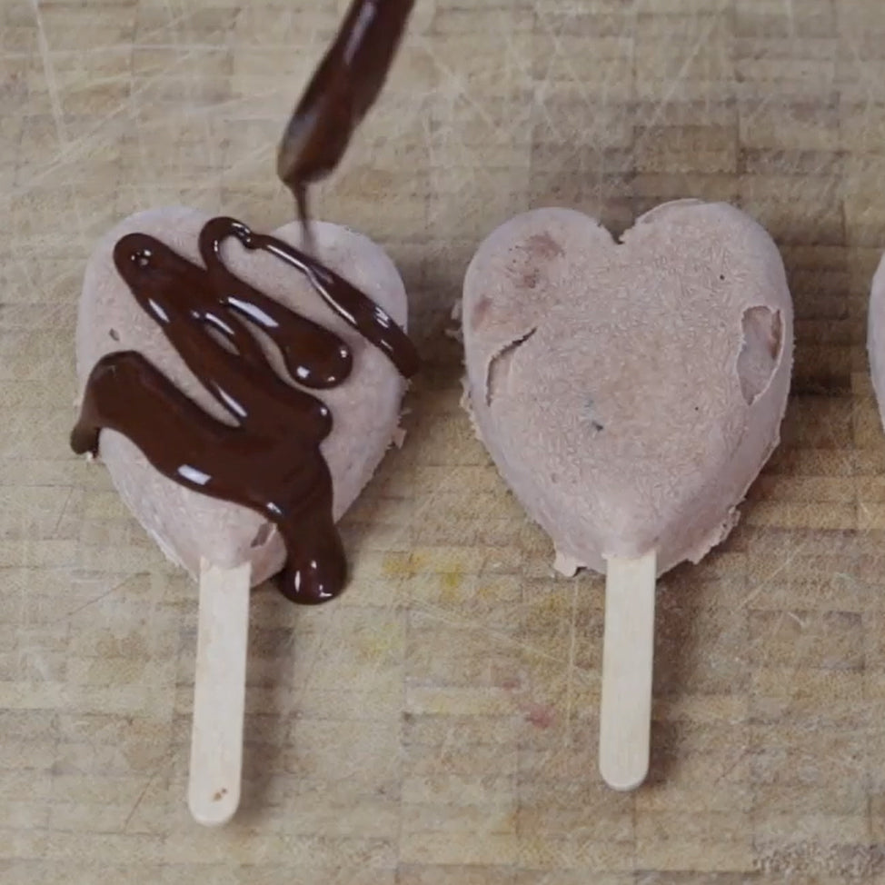 Nem chokoladeis på ismaskinen