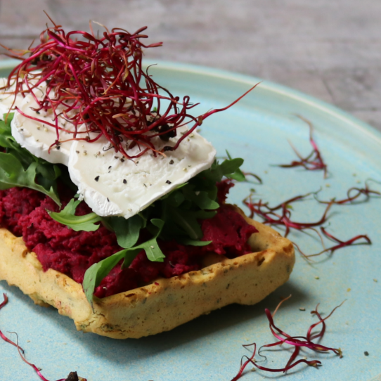 Sunde vafler med bønner