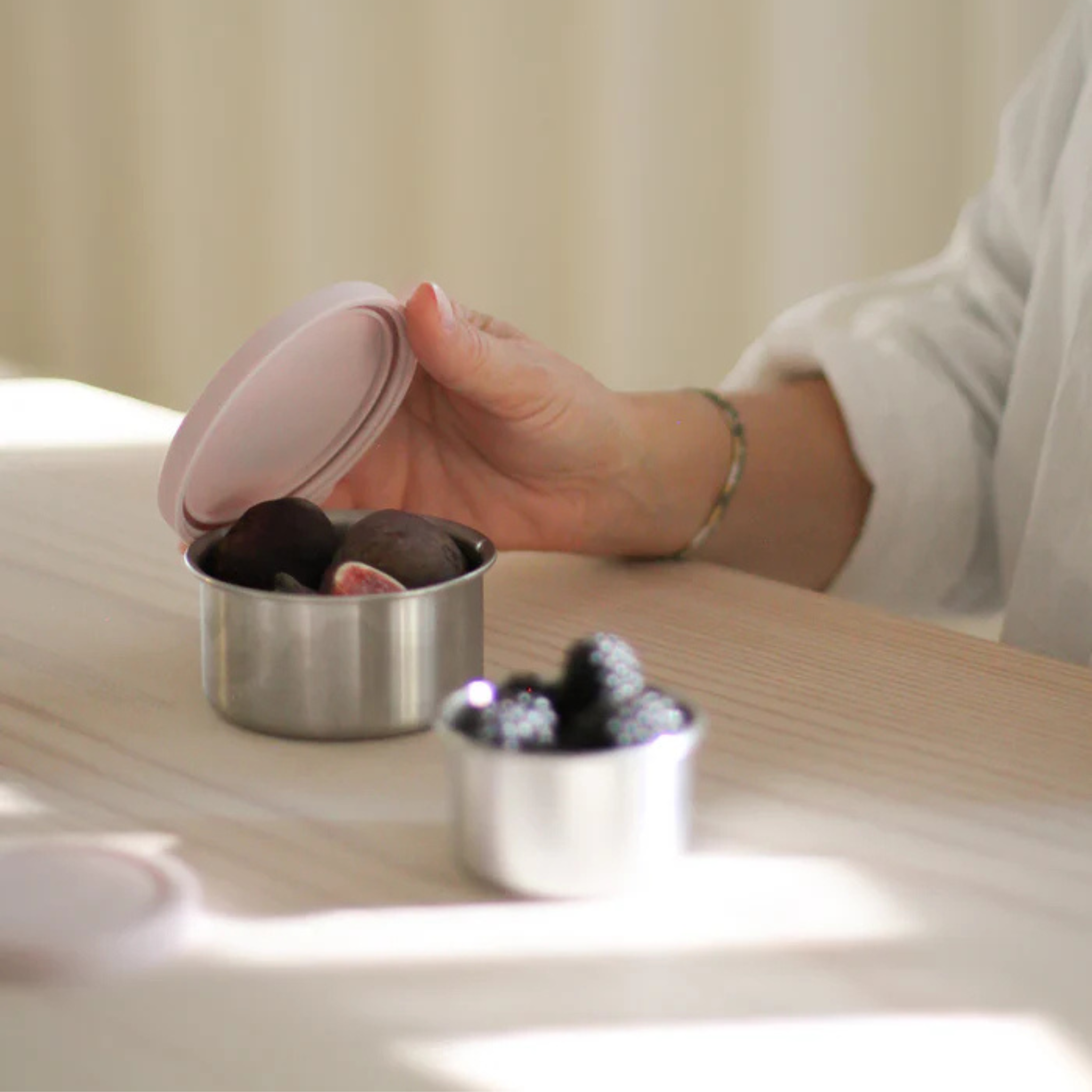 AYA&IDA Snack Containers – Soft Rose