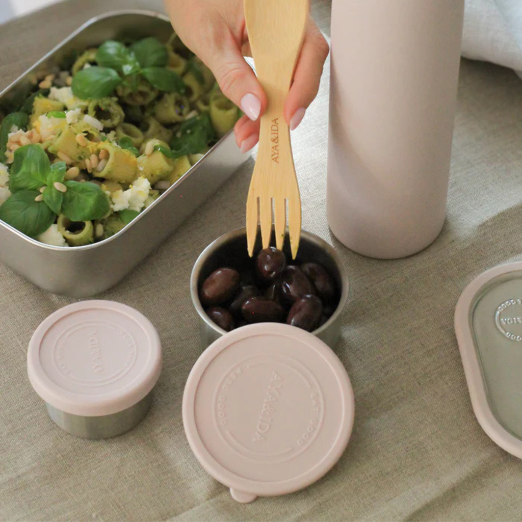 AYA&IDA Snack Containers – Soft Rose