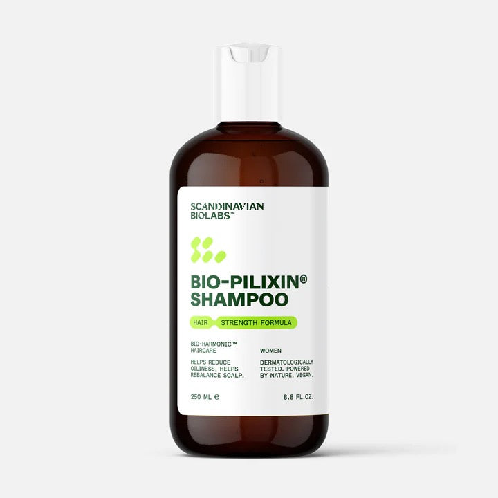 Hair Strength Shampoo+For Women, 250 ml. & hårbørste