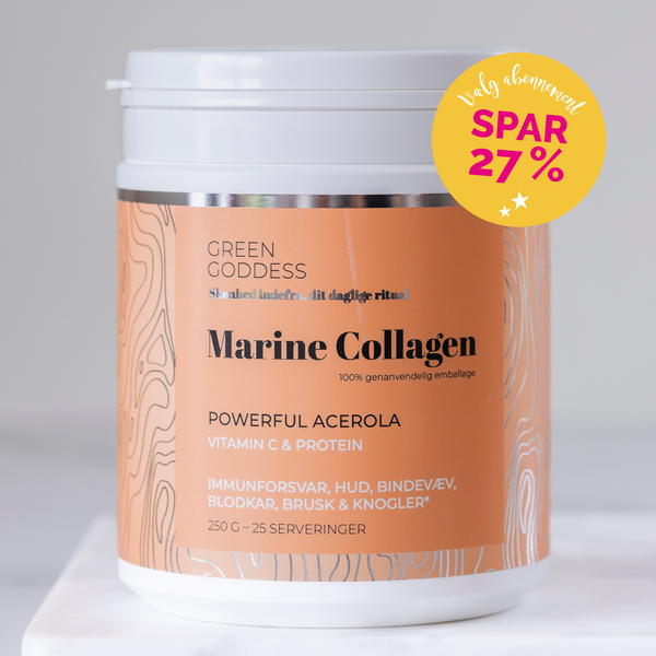Powerful Acerola Marine Collagen , 250 g. inkl. vitamin c & protein