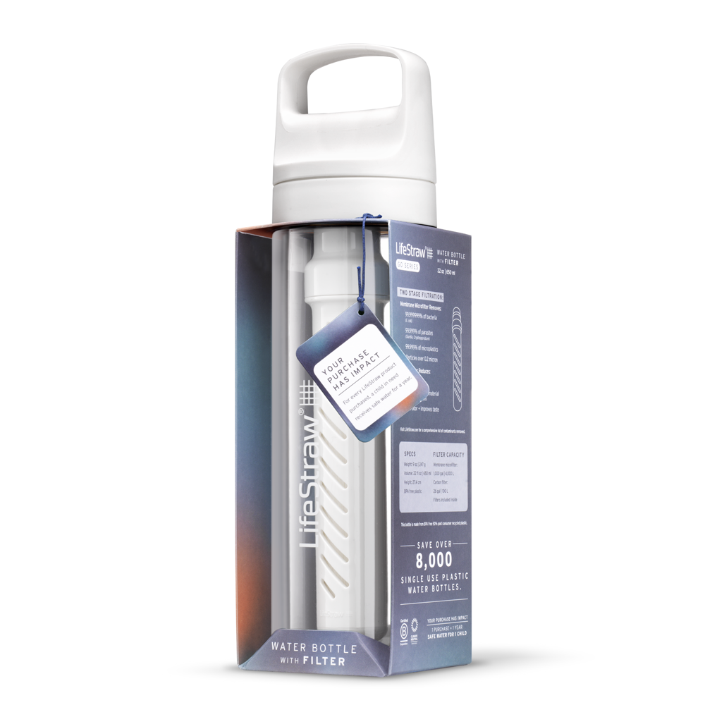 LifeStraw Go drikkedunk 0,65 L Polar White