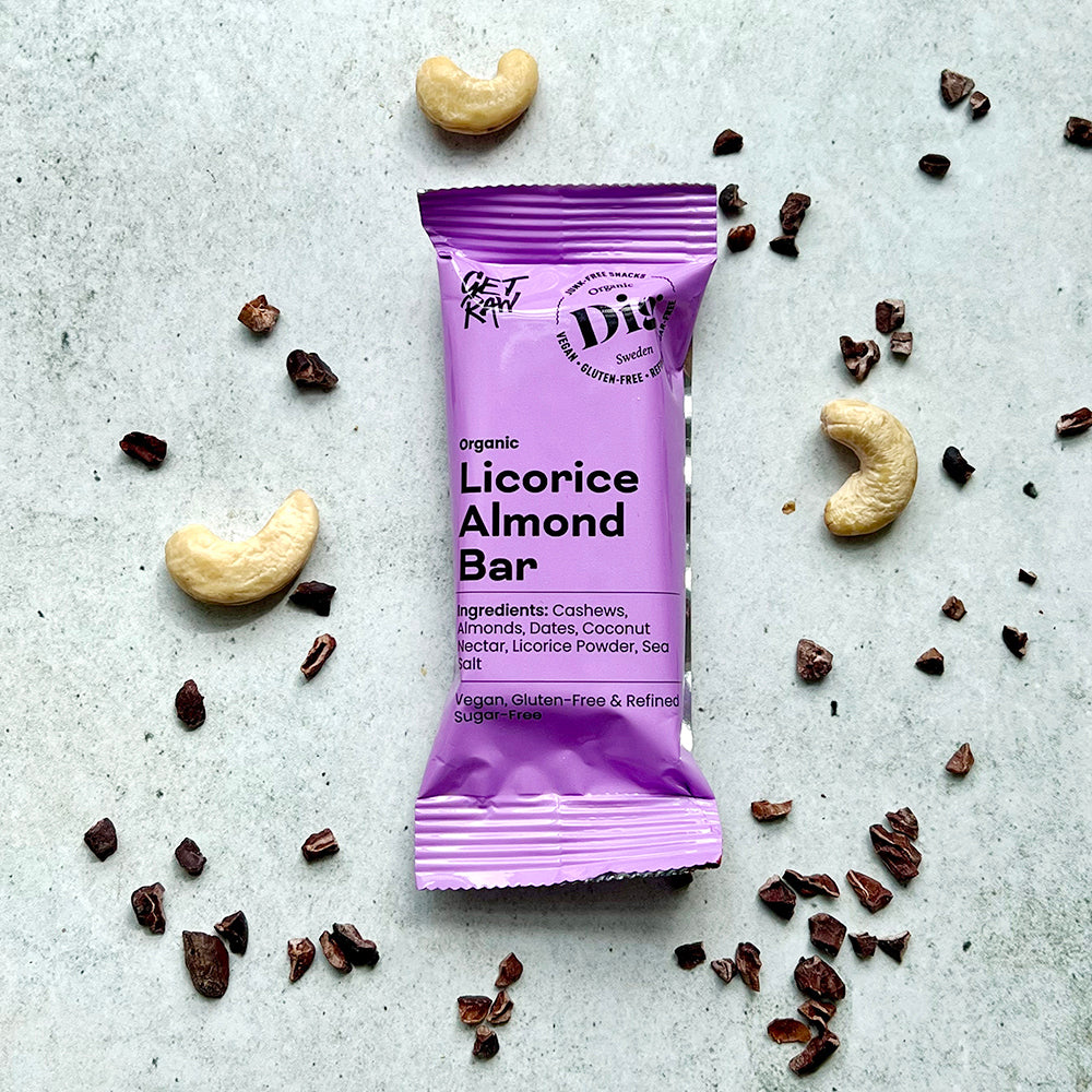 Get Raw Licorise Almond, øko, 42 gram