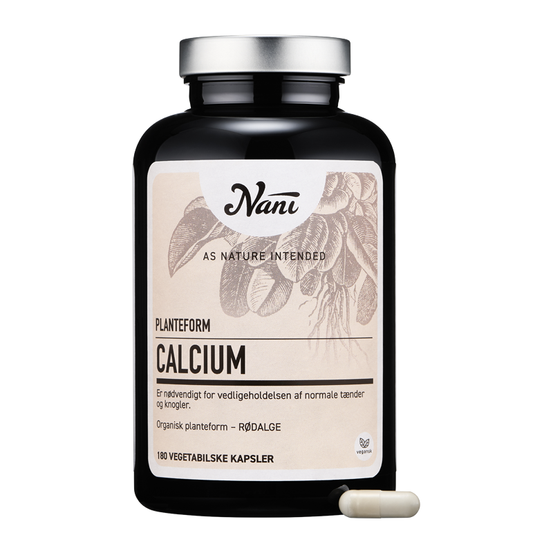 Calcium fra Nani 180 vegetabilske kaspler