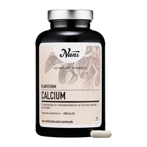 Calcium fra Nani 180 vegetabilske kaspler