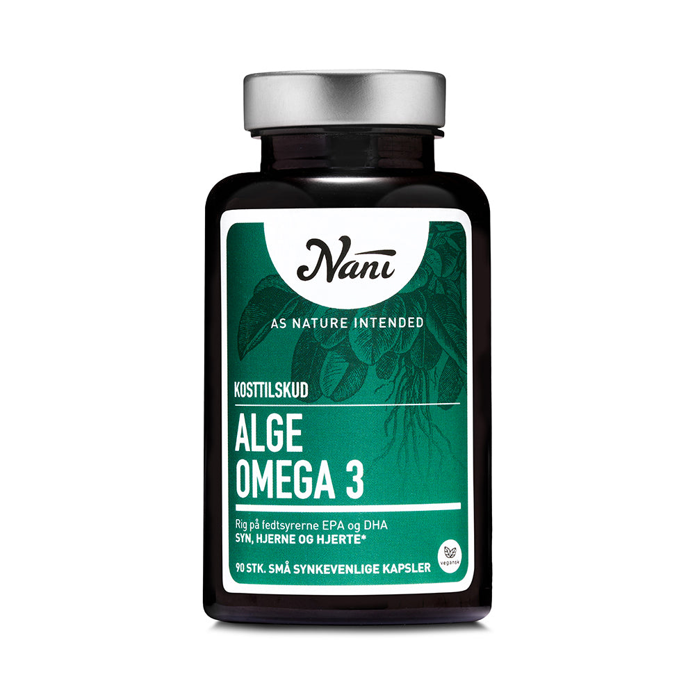 Alge omega 3 kosttilskud fra Nani