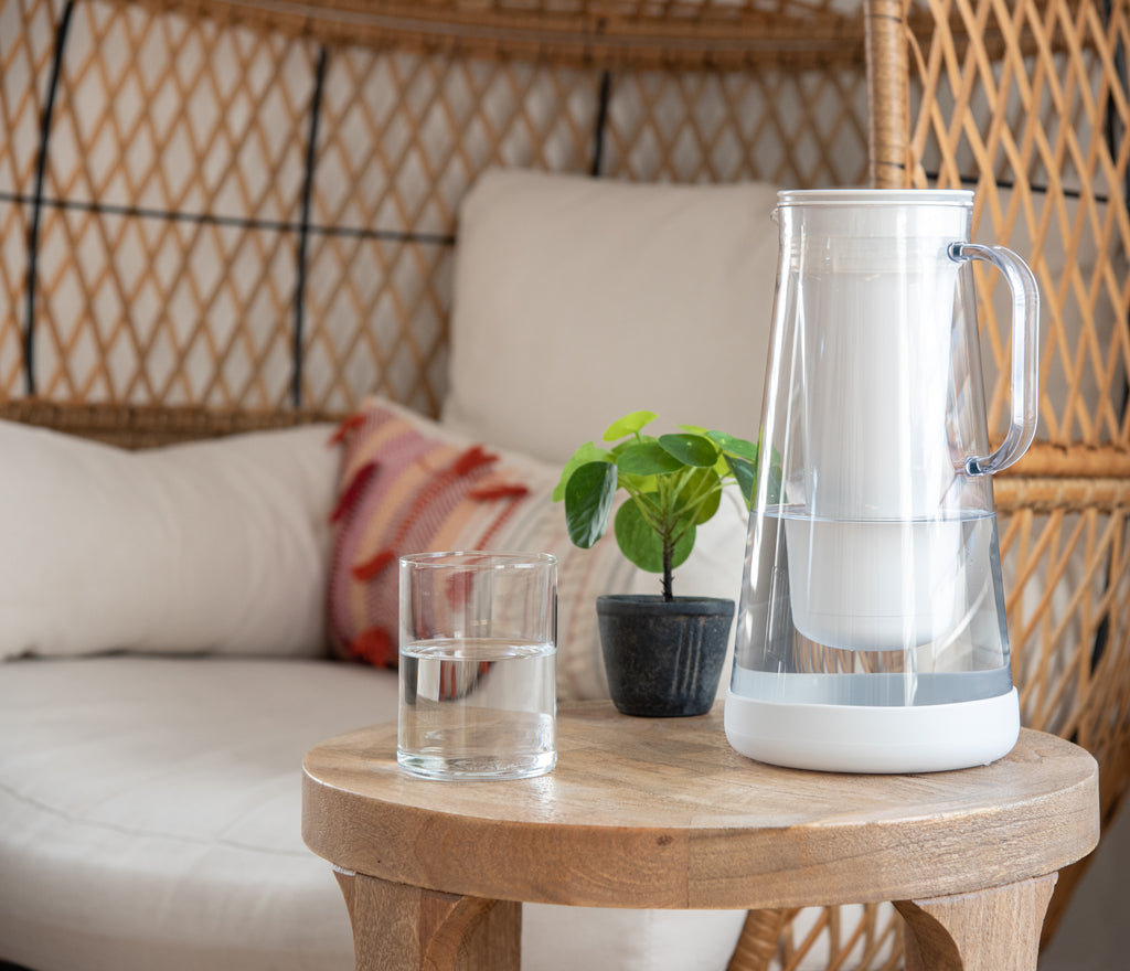 LifeStraw Home Vandfilter kande 1,6 L, glas, White