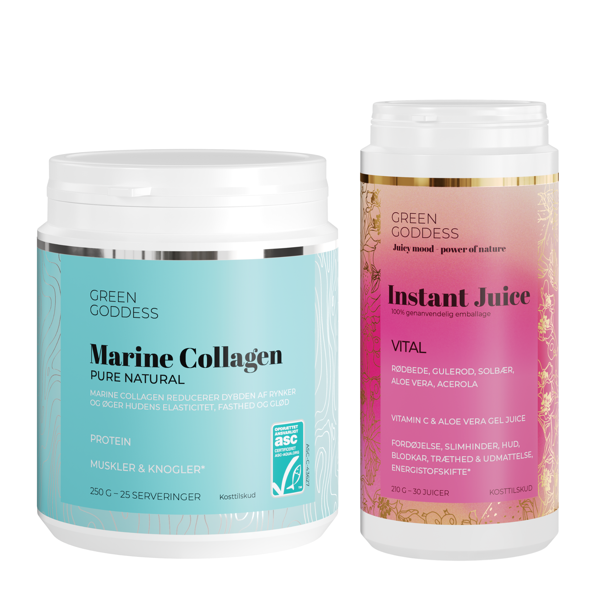 Vital Instant Juice + Collagen Pure Natural