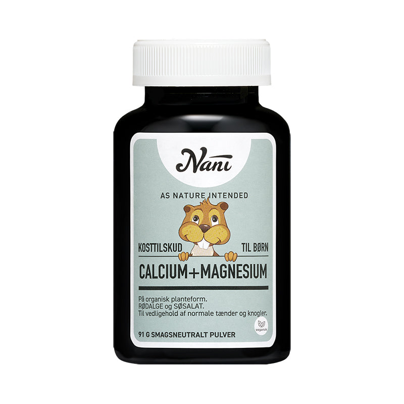 Nani, Calcium+Magnesium til Børn, 91 g