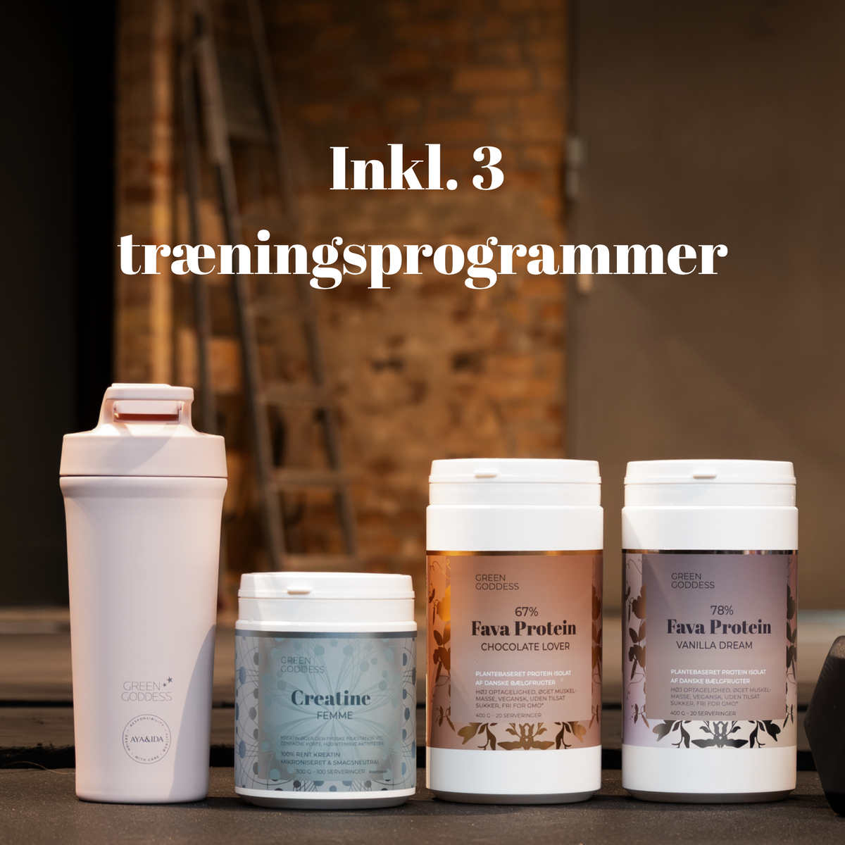 Startpakke inkl. 3 træningsprogrammer