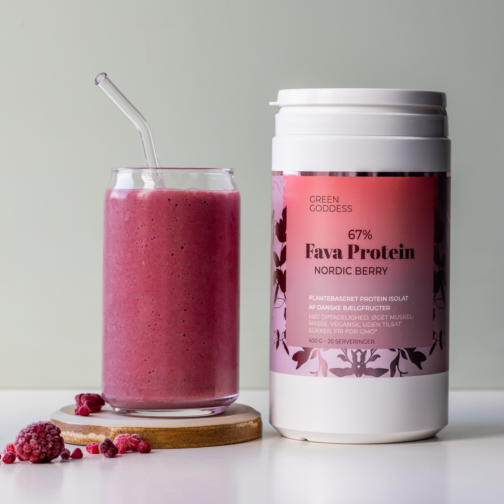 Smoothie med protein fra Green Goddess