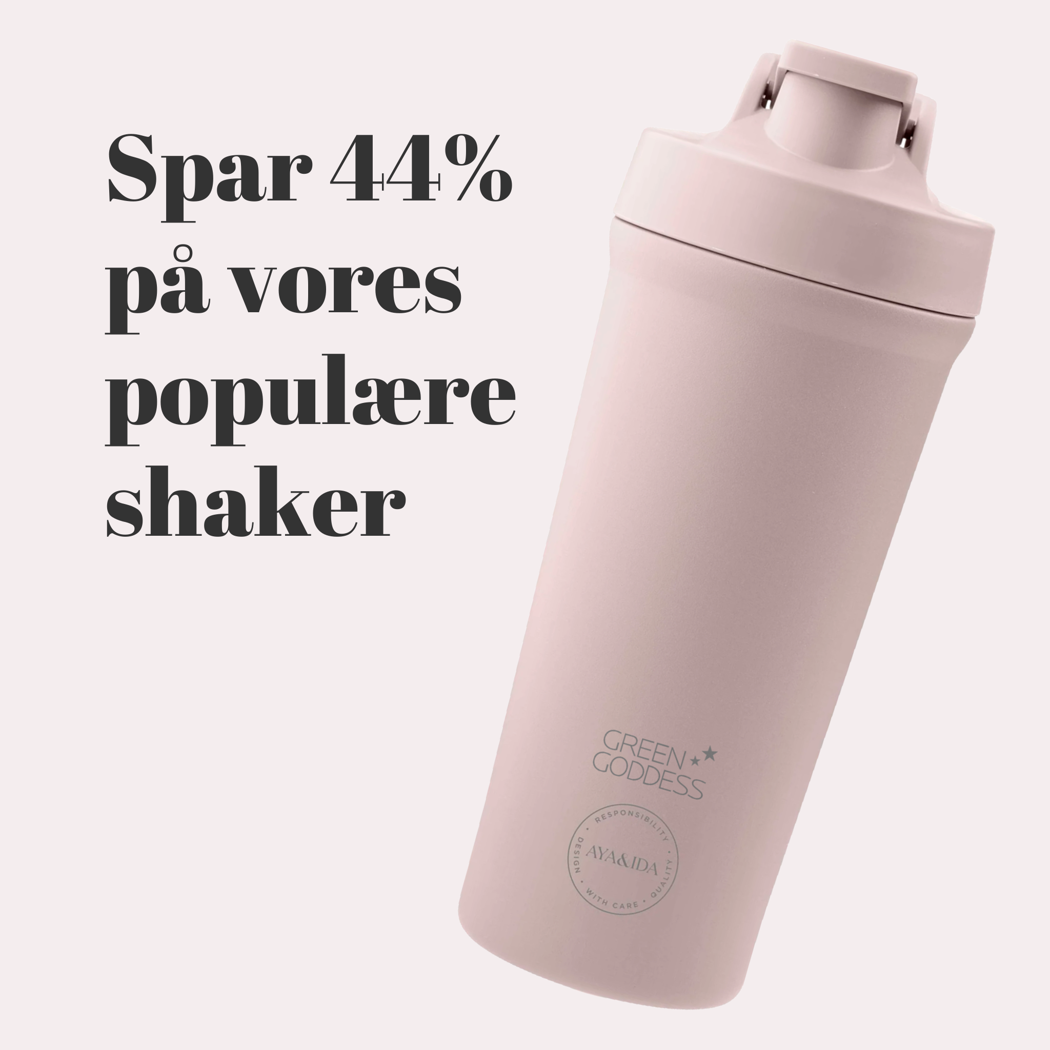 Shaker til abonnenter (Soft Rose)