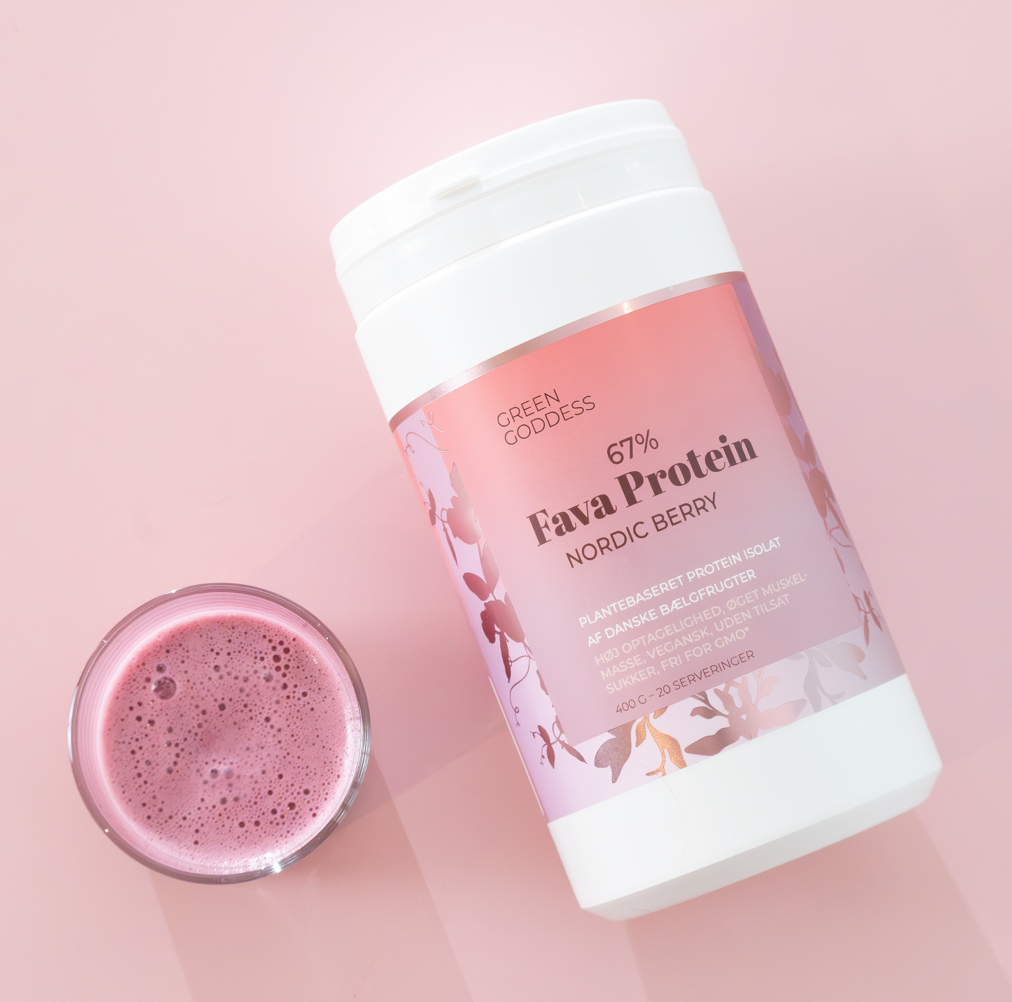 Proteinpulver med bærsmag fra Green Goddess