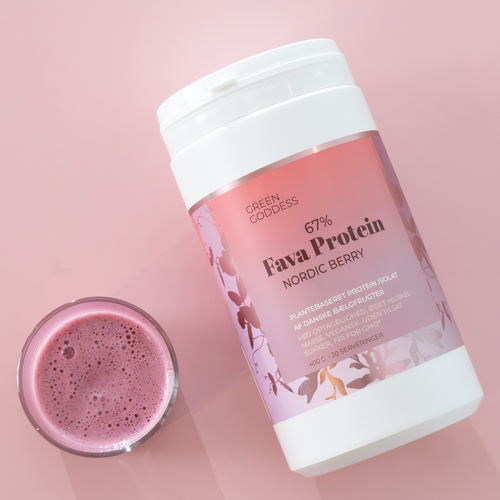 Proteinpulver med bærsmag fra Green Goddess