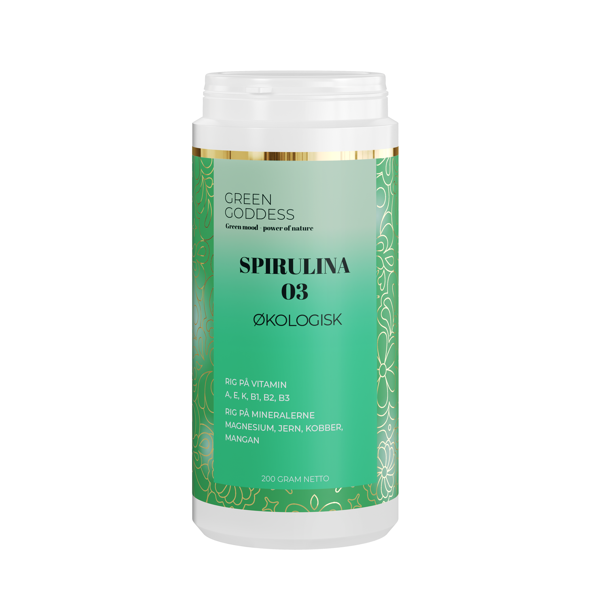 Spirulina 03, øko, 200 g