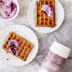 Belgiske vafler med proteinpulver
