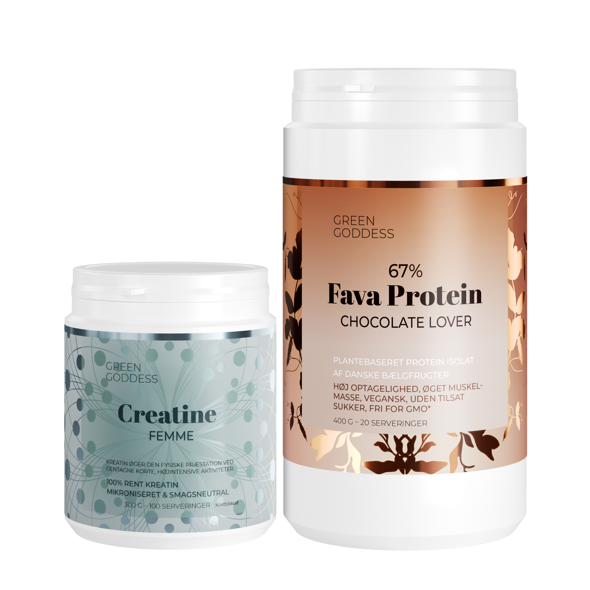 Creatine Femme + Chocolate Lover Fava Protein