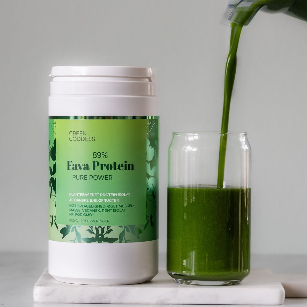 Proteinpulver på favabønner fra Green Goddess