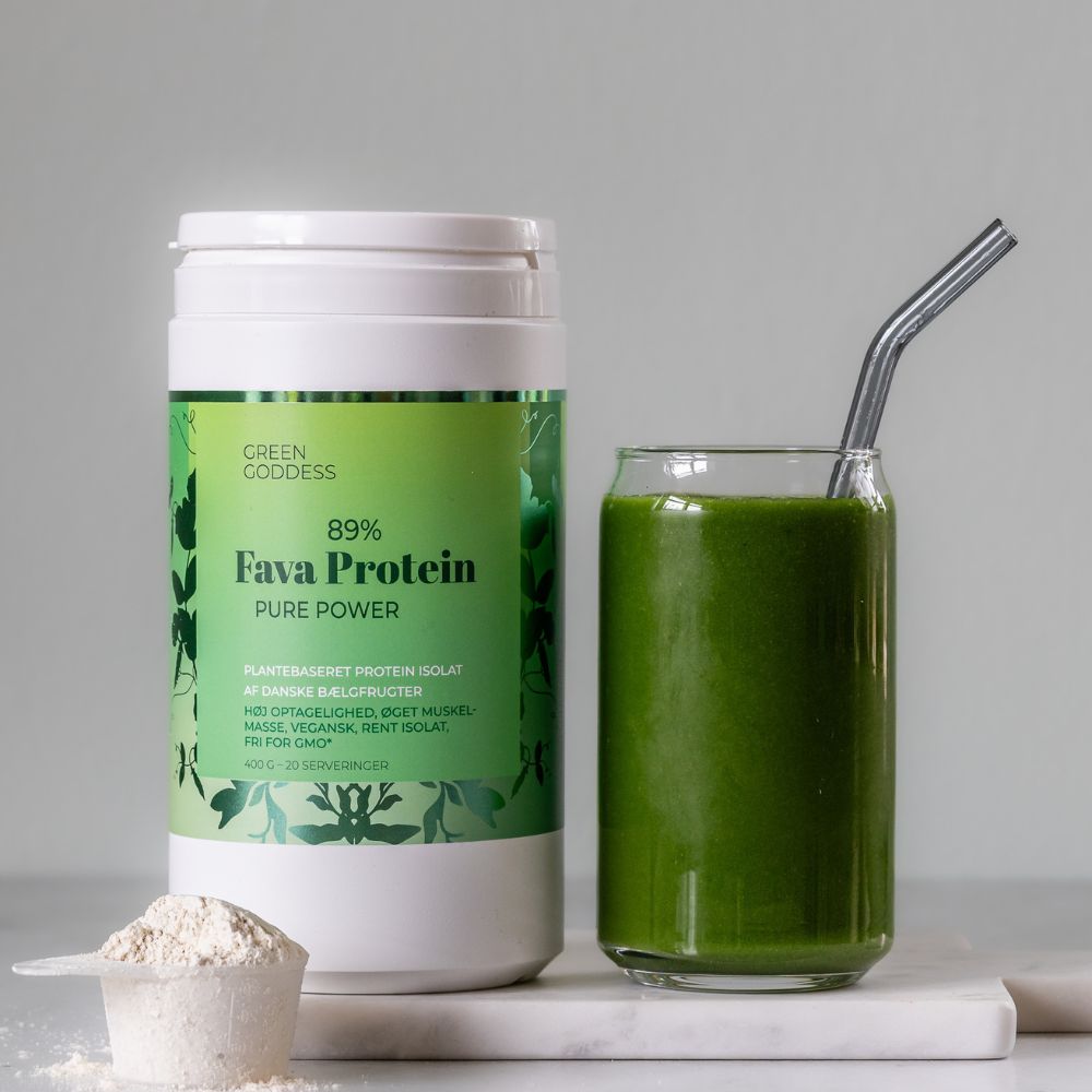 Proteinpulver på favabønner fra Green Goddess