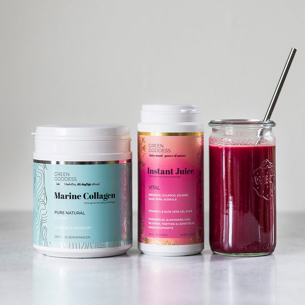 Sampakke: Power Instant Juice og Collagen Pure Natural