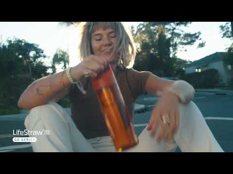 LifeStraw Go drikkedunk 0,65 L Cherry Blossom Pink