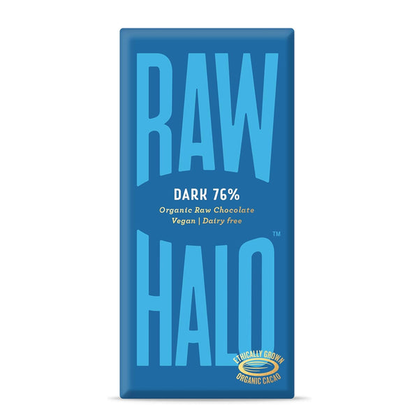 Raw Halo Chokolade, Dark, Øko, Raw, 70 gr.