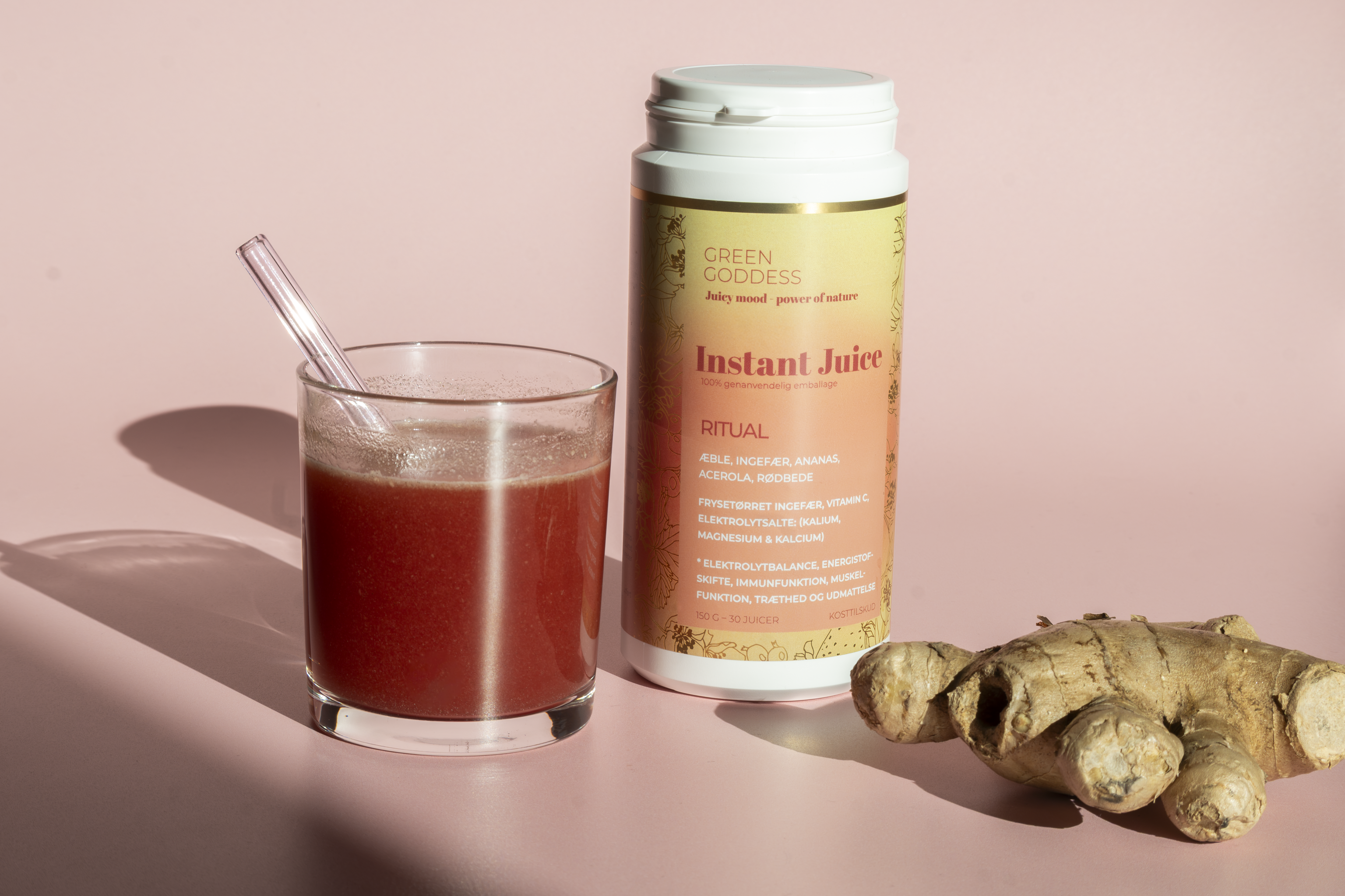 Instant Juice med ingefær
