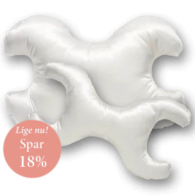 Save My Face Sampak: Le Grand + La Petite med 100% silkebetræk, White