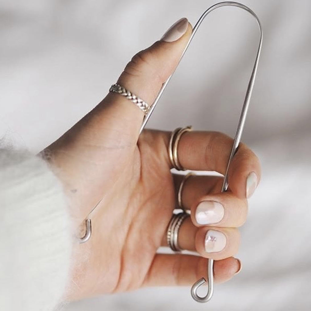 Tungeskraber i rustfrit stål