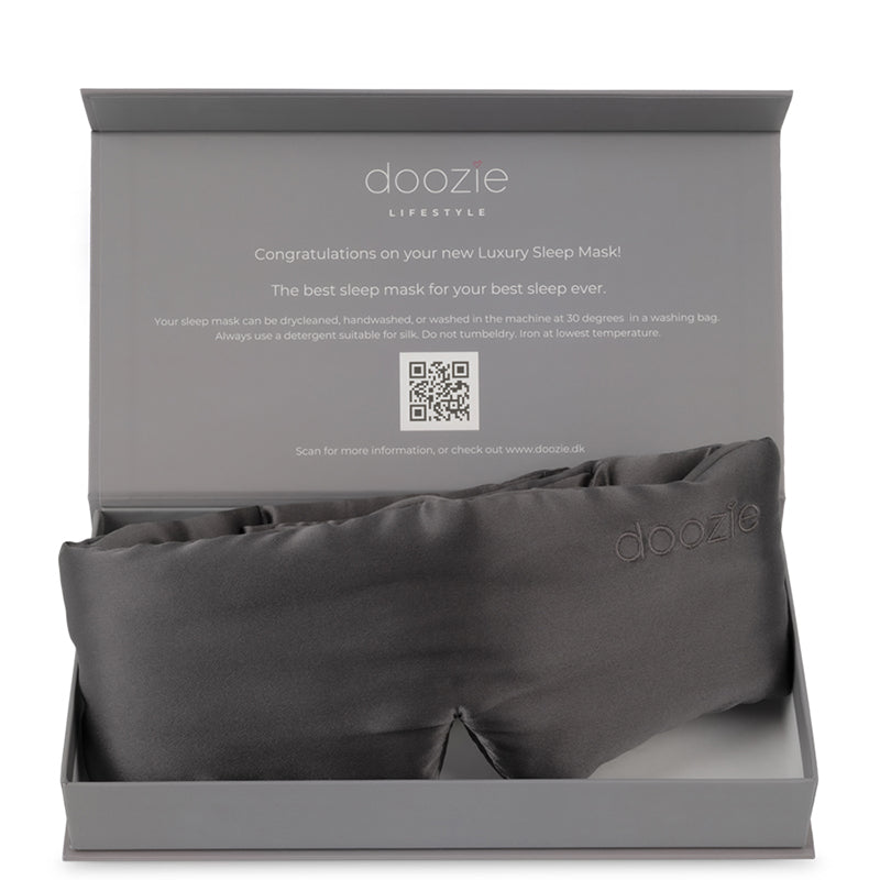 Doozie Luxury Sleep Mask, Anthracite