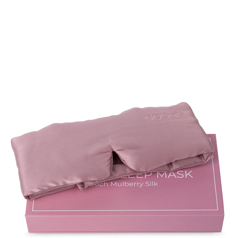 Doozie Luxury Sleep Mask, Dusty Rose
