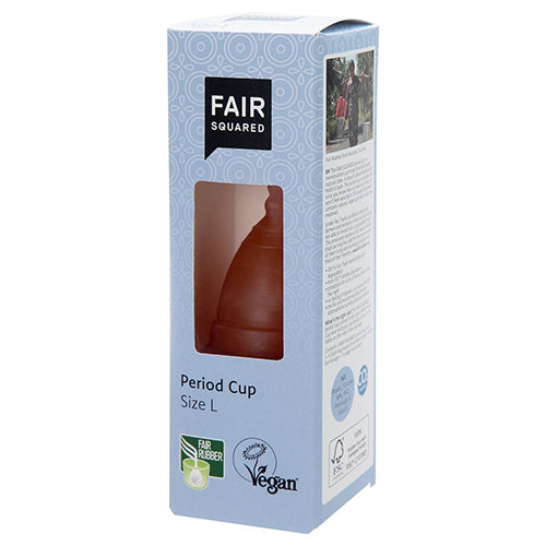 Fair Squared Menstruationskop i Naturgummi, Str L