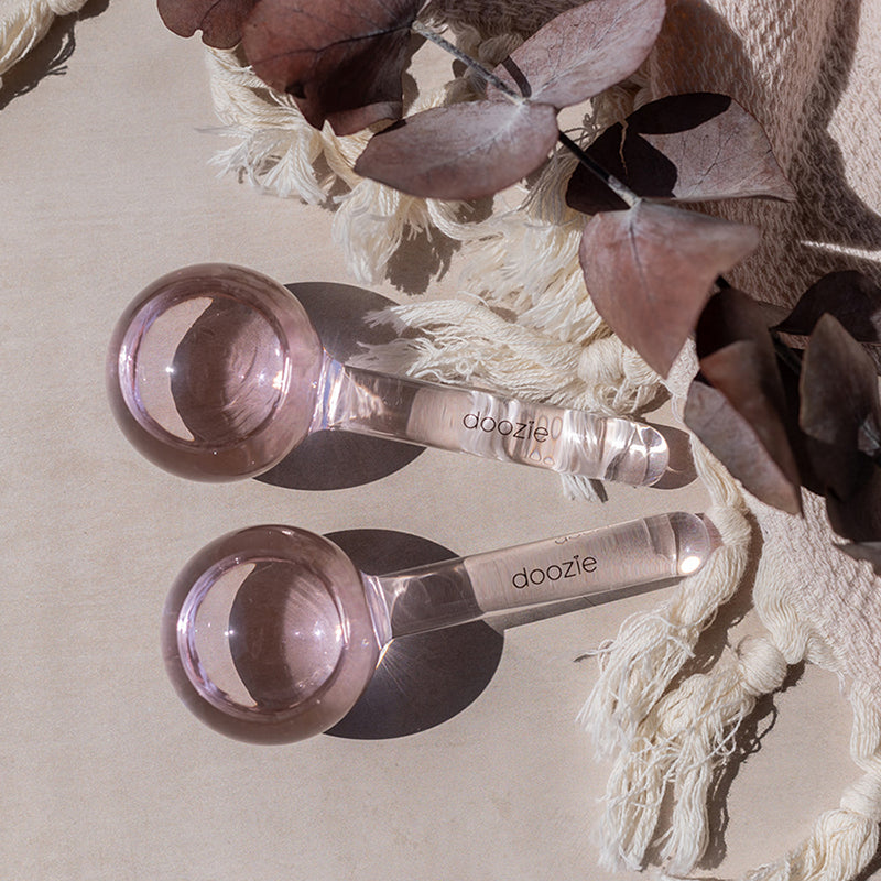 Doozie Facial Ice Globes, Light Pink