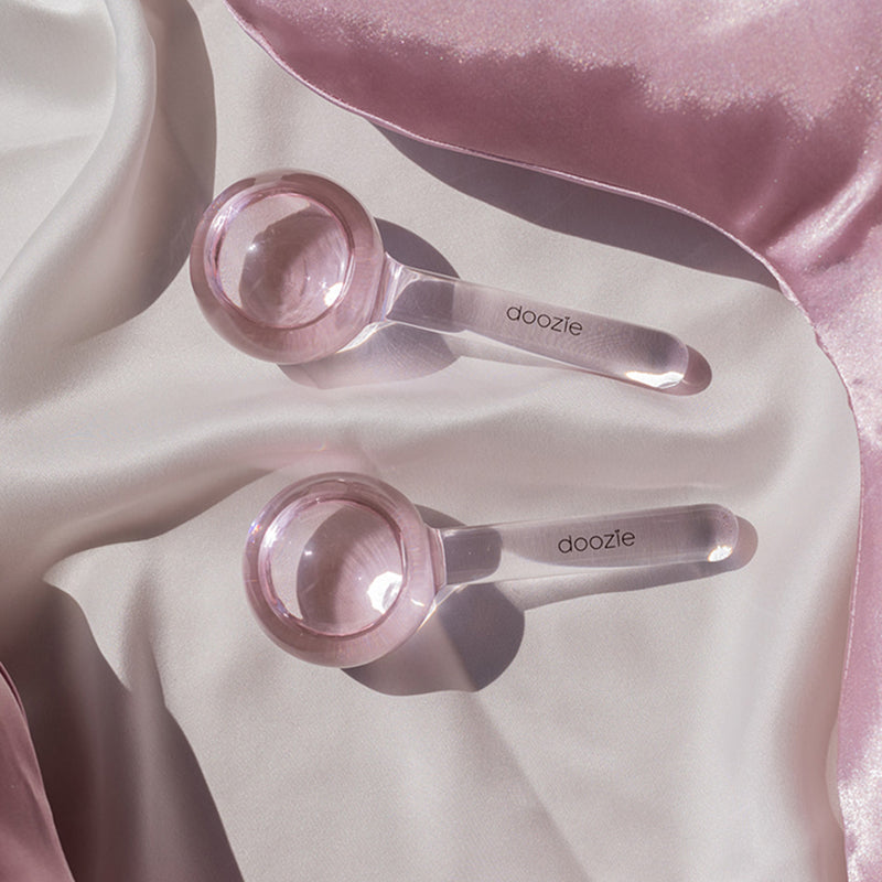 Doozie Facial Ice Globes, Light Pink