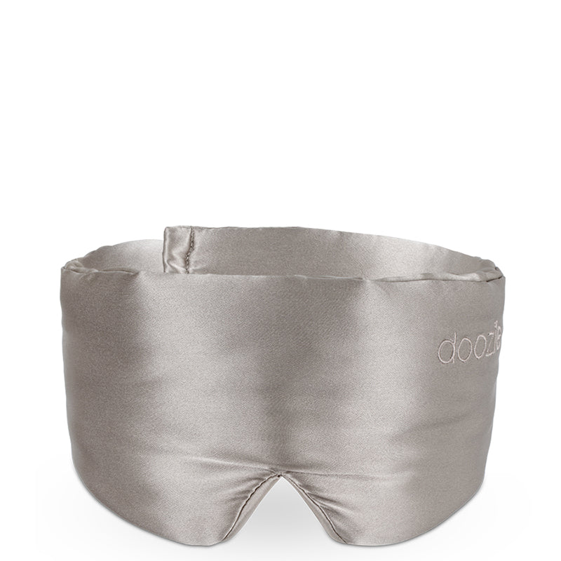 Doozie Luxury Sleep Mask, Pearl Grey