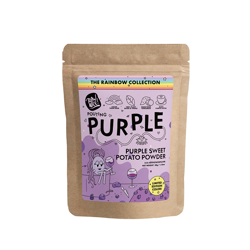 RawNice Purple Sweet Potato Powder, 50 gr.