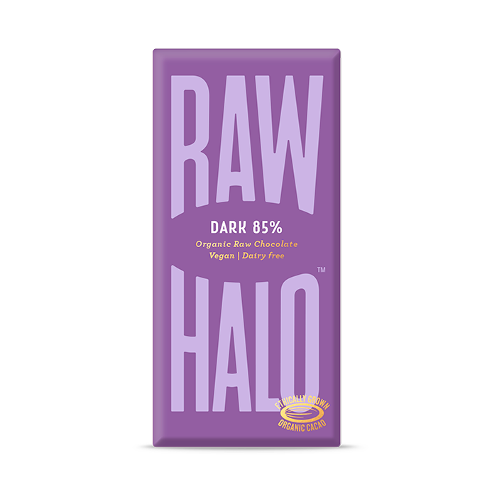 Raw Halo Chokolade, Pure Dark 85%, Øko, Raw, 70 gr.