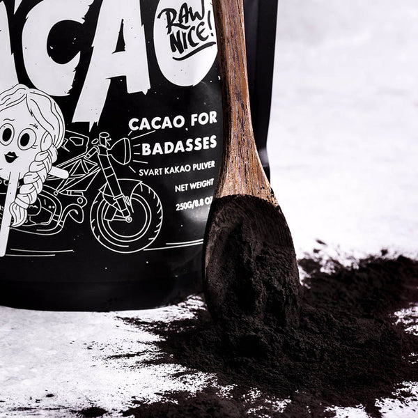 RawNice Black Cacao Powder, 250 gr.