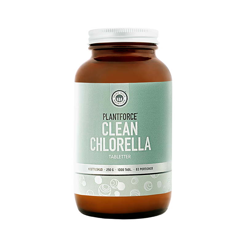 Plantforce Chlorella 250 gr. (1000 tabletter á 250mg)